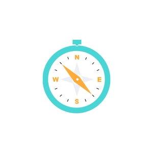 Free Compass Flat Icon to Edit Online