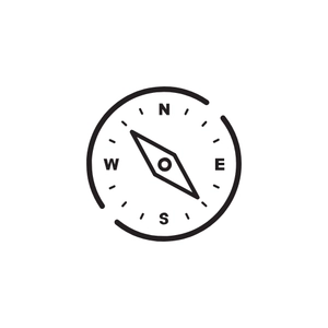Free Compass Doodle Icon to Edit Online