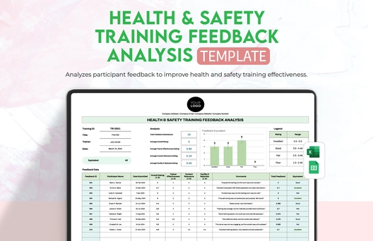 Health & Safety Training Feedback Analysis Template