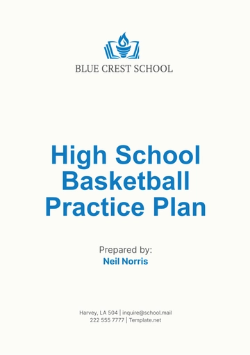 Free High School Basketball Practice Plan Template to Edit Online