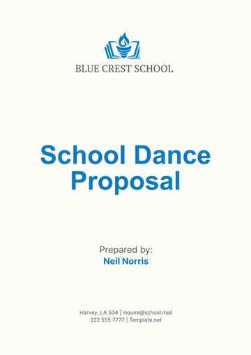 Free School Dance Proposal Template to Edit Online