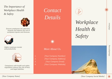 Free Minimalist Pamphlet Template to Edit Online