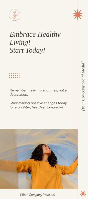 Free Minimalist Rack Card Template to Edit Online