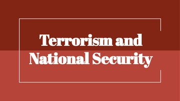 Free Terrorism and National Security to Edit Online