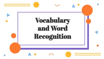 Free Vocabulary and Word Recognition to Edit Online