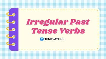 Free Irregular Past Tense Verbs to Edit Online