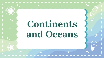 Free Continents and Oceans to Edit Online