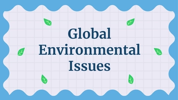 Free Global Environmental Issues to Edit Online