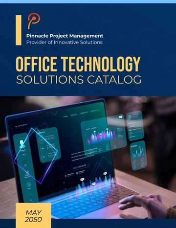 Free Office Technology Solutions Catalog Template to Edit Online