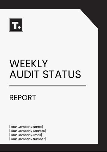Free Weekly Audit Status Report Template to Edit Online