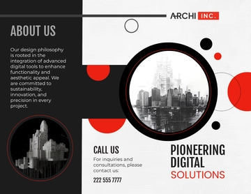 Free Architecture Digital Brochure Template to Edit Online