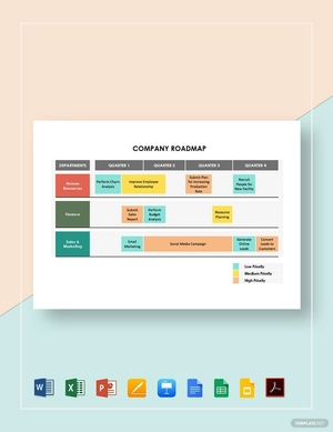 Company Roadmap Template