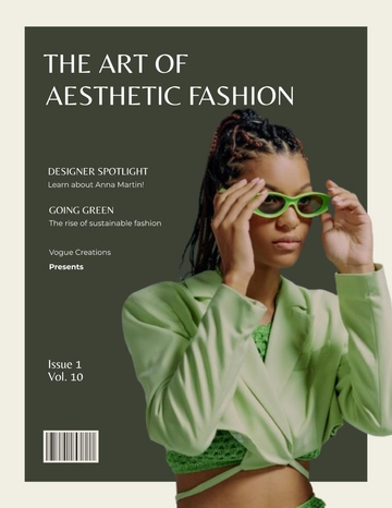 Free Aesthetic Magazine Template to Edit Online