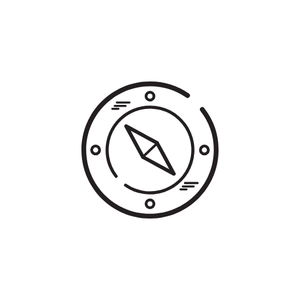 Free Drawing Compass Icon to Edit Online