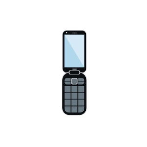 Free Flip Phone Clipart to Edit Online