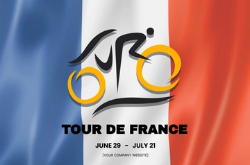 Free Tour De France Flag Banner Template to Edit Online
