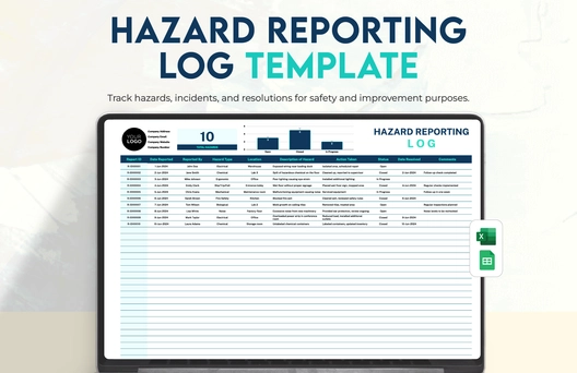 Hazard Reporting Log Template