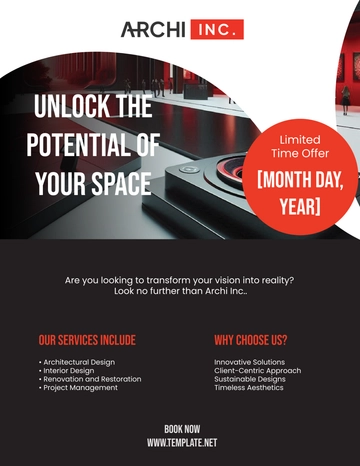 Free Architecture Ad Flyer Template to Edit Online