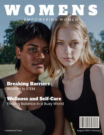 Free Women Article Magazine to Edit Online