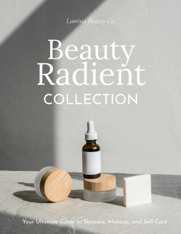 Free Beauty Products Catalog to Edit Online
