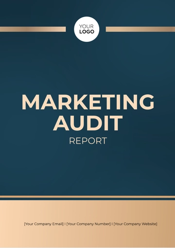 Free Marketing Audit Report Template to Edit Online