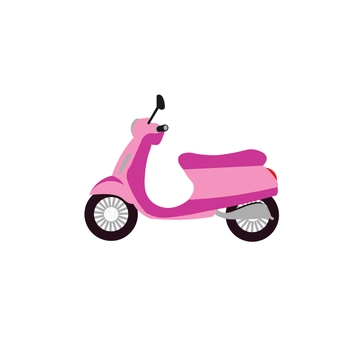 Free Pink Scooter to Edit Online