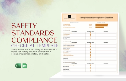 Safety Standards Compliance Checklist Template