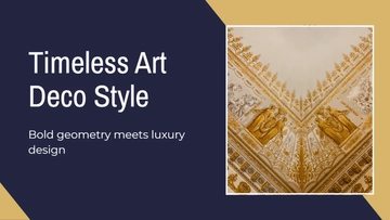 Free Art Deco Youtube Thumbnail Cover Template to Edit Online