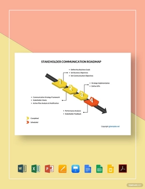 Stakeholder Communication Roadmap Template Stakeholder Communication Roadmap Template