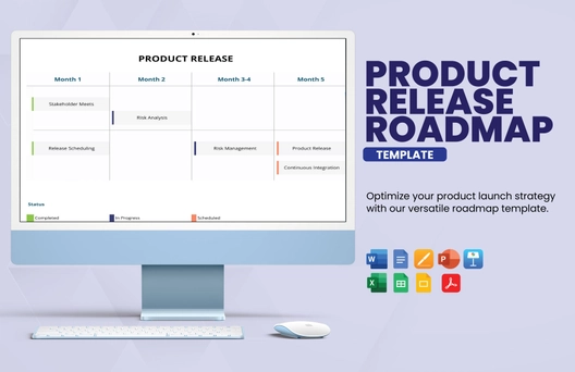 Product Release Roadmap Template