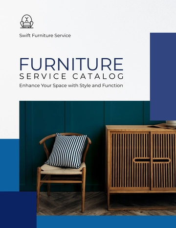 Free Furniture Service Catalog Template to Edit Online