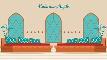 Free Muharram Majlis Background Template to Edit Online