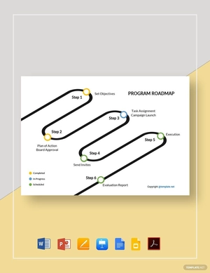 Simple Program Roadmap Template