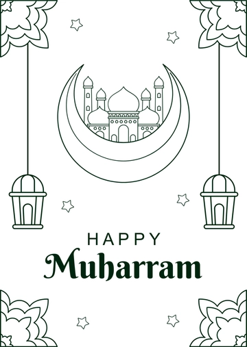 Free Muharram Kids Drawing Template to Edit Online
