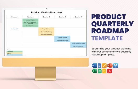Product Quarterly Roadmap Template