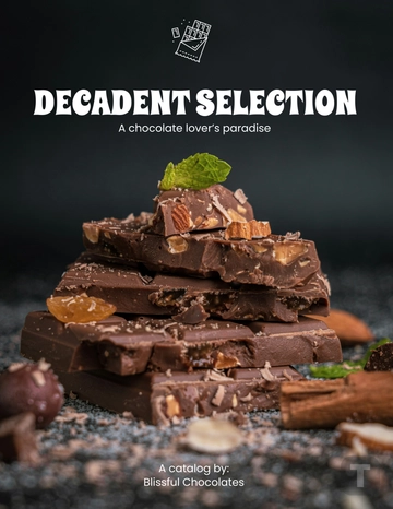 Free Chocolate Catalog Template to Edit Online