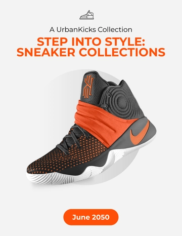 Free Sneakers Catalog Template to Edit Online