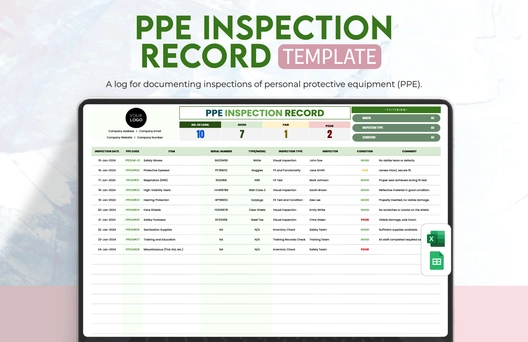 PPE Inspection Record Template