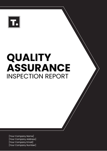 Free Quality Assurance Inspection Report Template to Edit Online