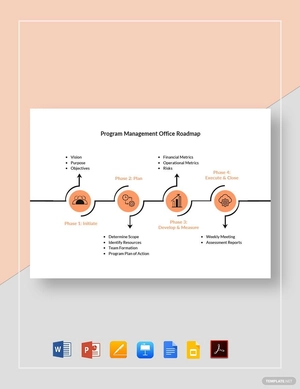 Program Management Office Roadmap Template