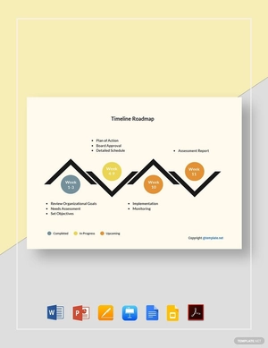 Simple Timeline Roadmap Template
