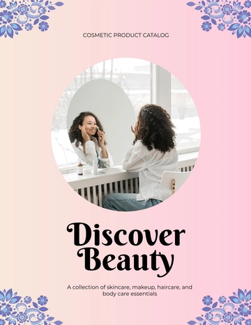 Free Cosmetic Product Catalog to Edit Online