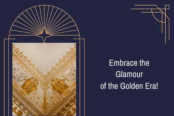 Free Art Deco Post Card Template to Edit Online