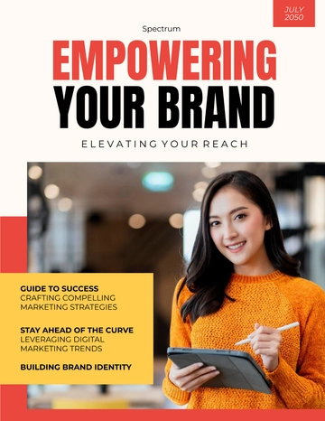 Free Marketing Consultancy Magazine to Edit Online