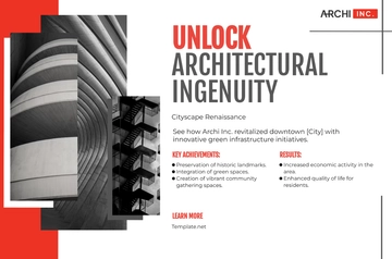 Free Architecture Case Study Banner Template to Edit Online
