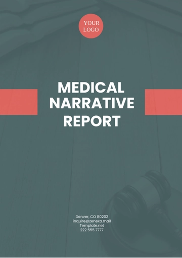 Free Medical Narrative Report Template to Edit Online