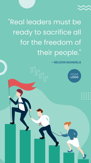 Free Nelson Mandela Day Quote Template to Edit Online