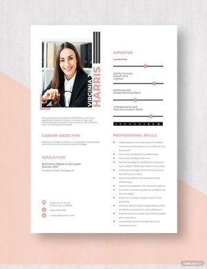 IIS Admin Resume