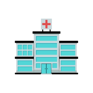 Free Hospital Building Clipart to Edit Online
