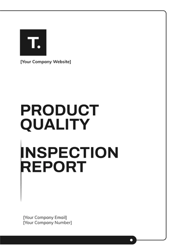 Free Product Quality Inspection Report Template to Edit Online